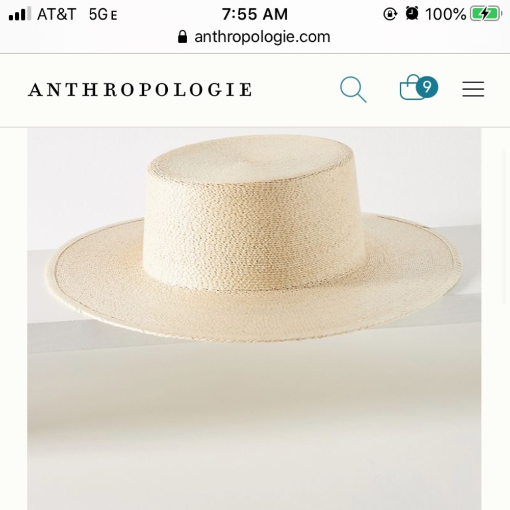 Straw Boater Hat